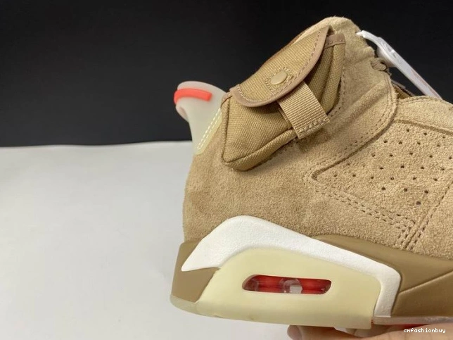 DH0690-200 Travis Jordan 6 Khaki Air Retro British Scott 0823